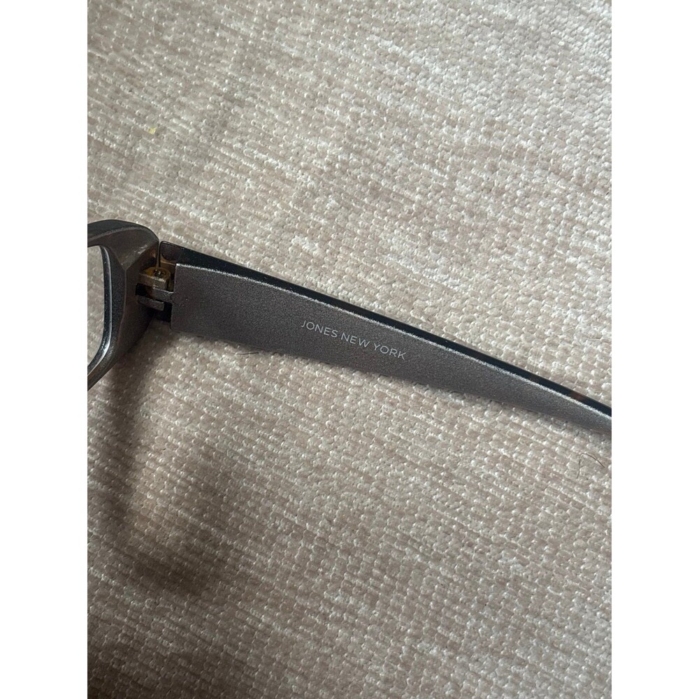 Jones New York JNR005 EKP Brown Tortoise Rectangle Eyeglasses Frames 53-17-140 - Picture 3 of 11